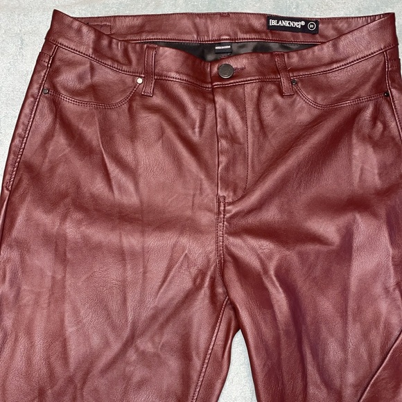 Blank NYC Vegan Leather Skinny Pant sz 31 - Picture 6 of 8